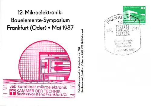 Frankfurt 12. Mikroelektronik-Bauelemente-Symposium,  PP 18 A/ 6 - 87