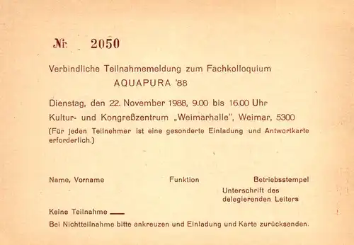 Weimar Fachkolloquium Kleinkläranlagen,  P 86 II / 37 - 88 