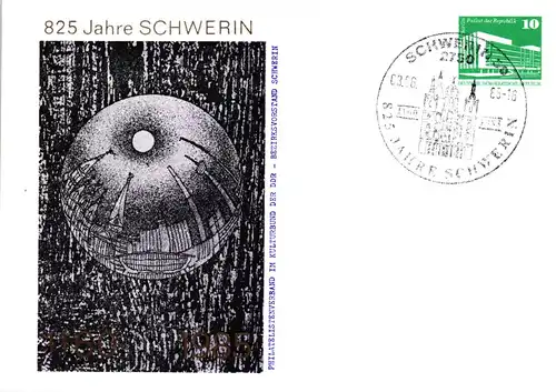 Schwerin 825 Jahre SSt, PP 18 A / 3 - 85  