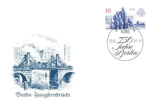 Berlin 750 Jahre Jungfernbrücke - Forum, P 95 A / 87