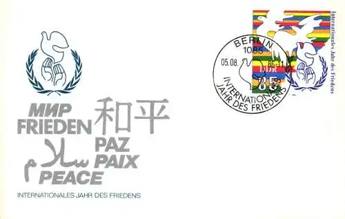 U 5 ○ Internationales Jahr des Friedens  