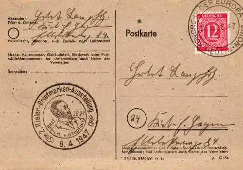 Kiel 2. Kieler Briefmarkenausstellung