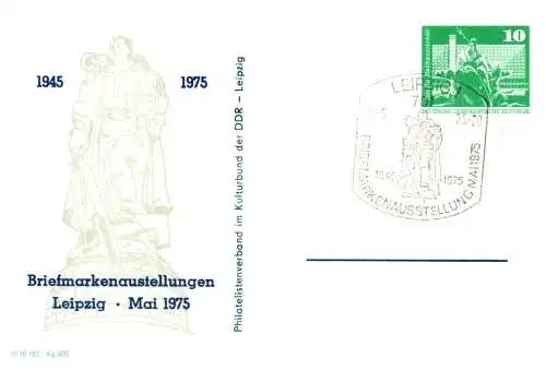 Leipzig Briefmarkenausstellung SSt.  PP 16 A / 5 - 75