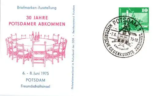 Potsdam 30 Jahre Potsdamer Abkommen SSt. PP 16 A / 7 - 75