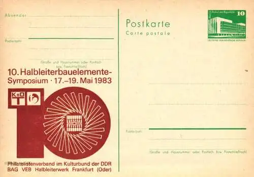 Frankfurt/O., 10. Halbleiterbauelemente-Symposium P 84 Teil A / 13 - 83