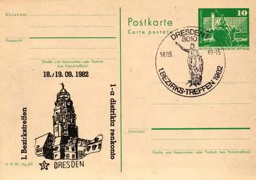 Dresden, 1. Bezirkstreffen → SSt  P 79 Teil A / 33 - 82  