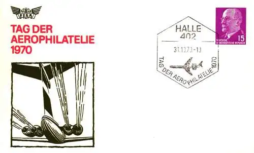 Halle Tag der Aerophilatelie SSt.  PP 10 / 9a - 70