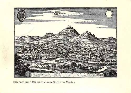 Eisenach Briefmarkenausstellung anlässlich der 900 Jahr Feier der Wartburg  1967 -  PP 12 / 2 - 67