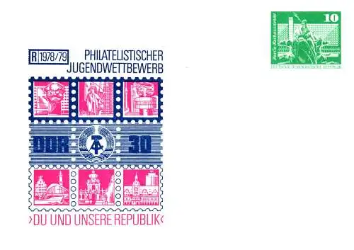  PP 18 A / 9a - 79, Philatelistischer Jugendwettbewerb 78/79 