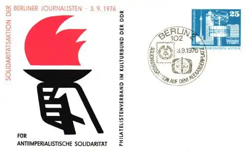 Berlin,  Solidaritätsaktion Berliner Journalisten, SSt.  PP 17 / 4 -76
