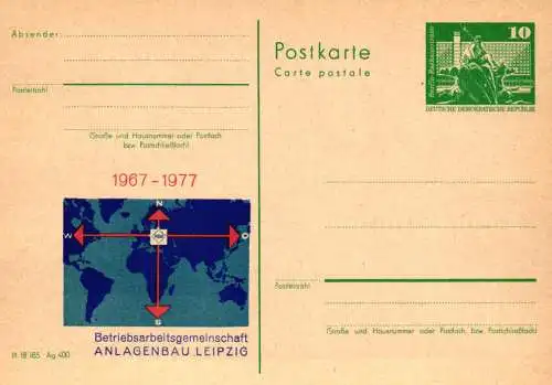 Leipzig, Betriebsarbeitsgemeinschaft Anlagenbau Leipzig,  P 79 Teil A / 10b -77 