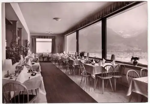 AK Oberstdorf Hotel Panorama Kaffee Restaurant 1966 ungelaufen. 