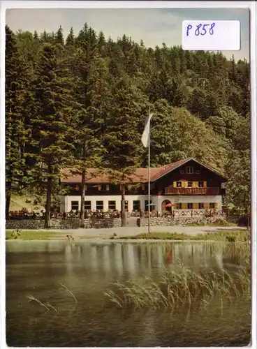 AK Hotel Gaststätte Alatsee, Füssen im Allgäu ungelaufen. 