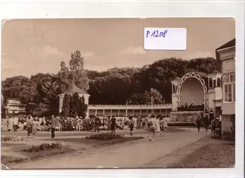 AK Ostseebad Göhren Rügen Konzertplatz 1960 gelaufen. 