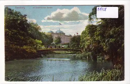 AK Hamburg Im Botanischen Garten 1906 Verlagsdatierung ungelaufen. 