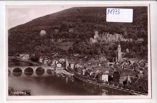 AK Heidelberg Brücke Schloss Ortsansicht ungelaufen. 