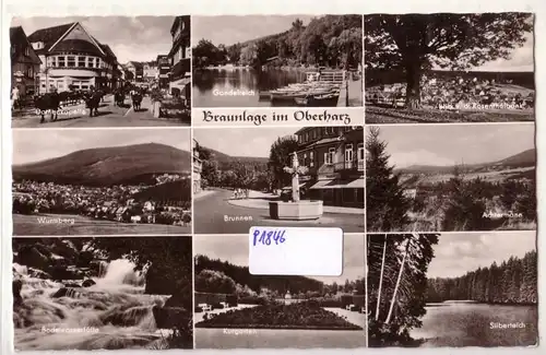 AK Braunlage im Oberharz Mehrbildkarte Damenkapelle Rosenthalbank 1962 gelaufen. 
