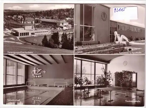 AK Bad Tölz Versorgungs-Krankenhaus mit Kurabteilung Mehrbild 1962 gelaufen. 