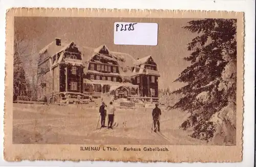 AK Ilmenau Thüringen Kurhaus Gabelbach 1922 gelaufen. 