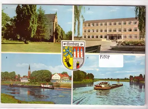 AK Nienburg an der Weser Mehrbildkarte 1968 gelaufen. 