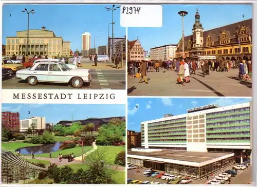 AK Messestadt Leipzig Mehrbildkarte 1980 gelaufen. 