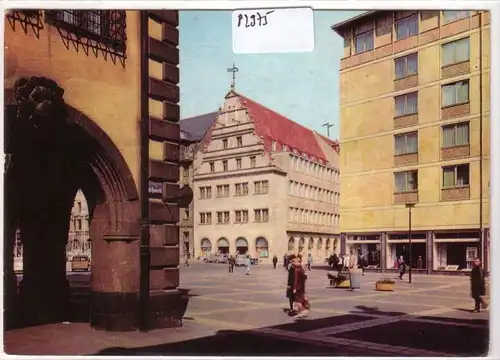 AK Messestadt Leipzig Naschmarkt Blick zur Alten Waage ungelaufen. 