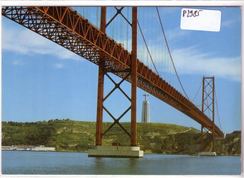 Ak Portugal Lissabon Lisboa Ponte Sobre O Tejo Brucke Ungelaufen Nr P2985 Oldthing Ansichtskarten Iberische Halbinsel