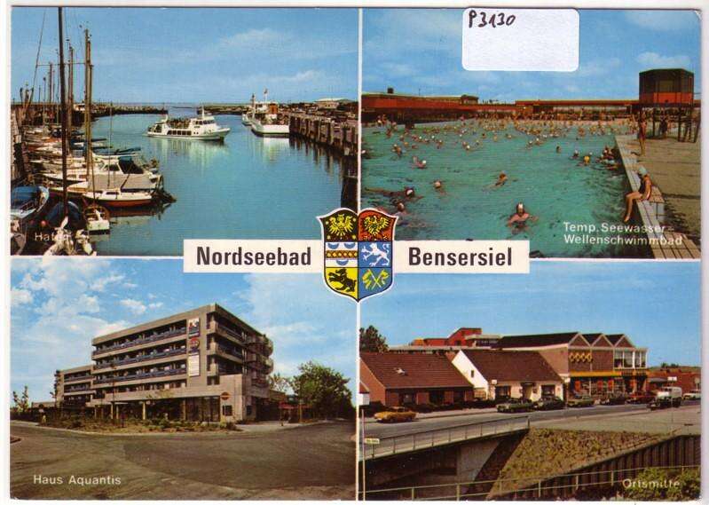 Ak Ansichtskarte Bensersiel Nordseebad Strand Schwimmbad Fischkutter Campingplatz Nr Kn Oldthing Ansichtskarten Niedersachsen