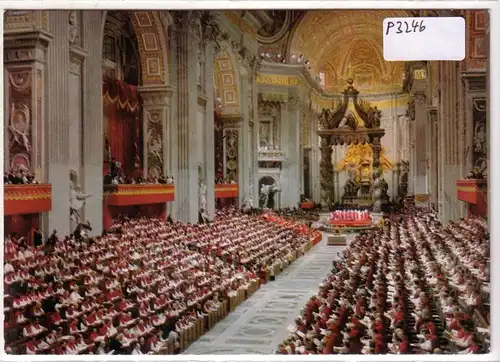 AK Italien 2. Vatikanisches Konzil Vatikan Rom 1962-1965 ungelaufen. 