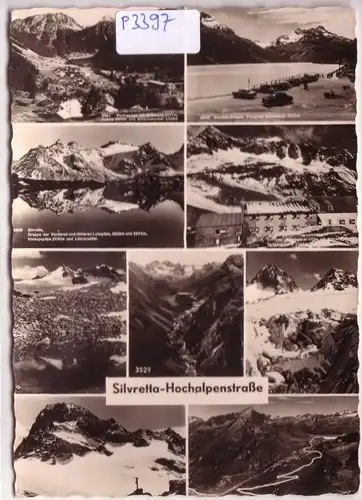 AK Österreich Silvretta Hochalpenstraße Mehrbildkarte ungelaufen. 
