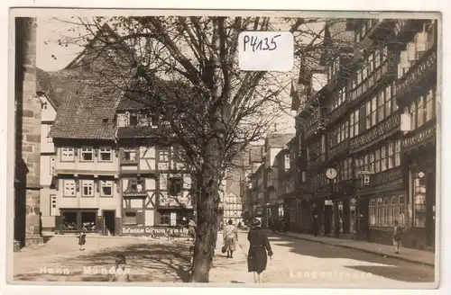 AK Hann. Münden Langestrasse 1929 gelaufen. 