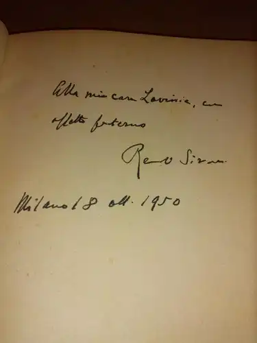 Simoni, Renato: LE COMMEDIE - Sprache: Italienisch - auf Vorsatz Widmung und Signatur des Autors Alla/Ulla mia casa(?)... Renato Simoni Milano 18 okt. 1950. 