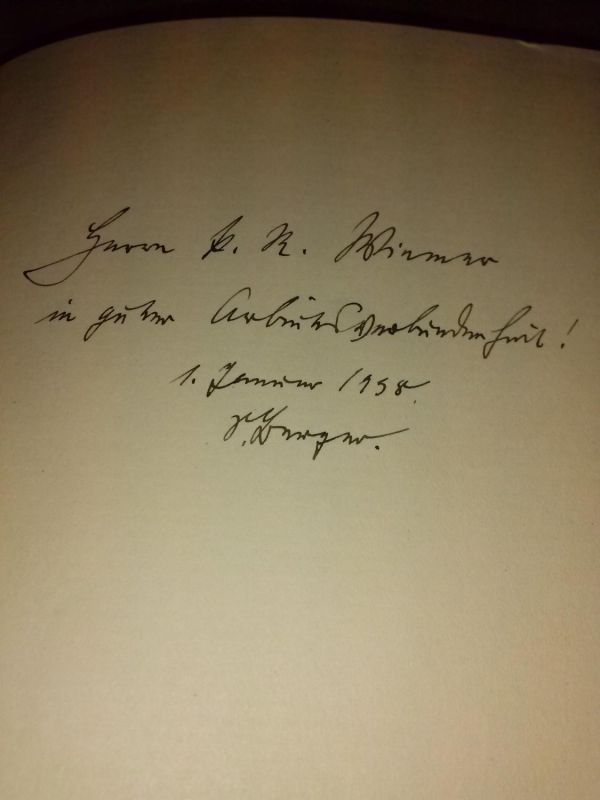 Berger Siegfried Das Schmuckkastchen Des Fraulein Von Rhaden Ein Ferienbuch Im Vorsatz Widmung Und Unterschrift Des Autors Herrn In Gute