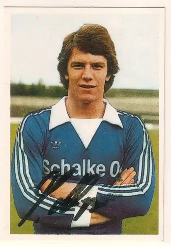 Bergmann-Sammelbild Mathias Schipper signiert, Schalke 04, Fussball 78/79, Sammelbild Nr. 141, Bergmann-Verlag
