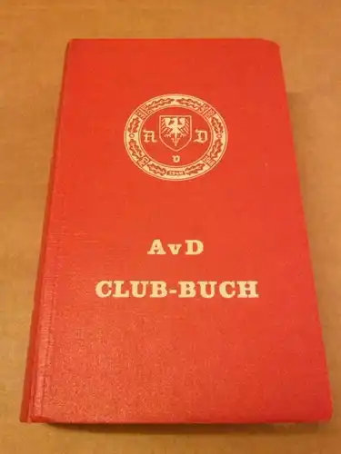 AvD (Hrsg.): AvD Club-Buch 1963 - Lesebändchen mit Continental-Werbung. 