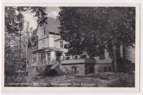 AK Tambach-Dietharz Genesungsheim Haus Waldenfels Thür. Wald 1959 gelaufen. 