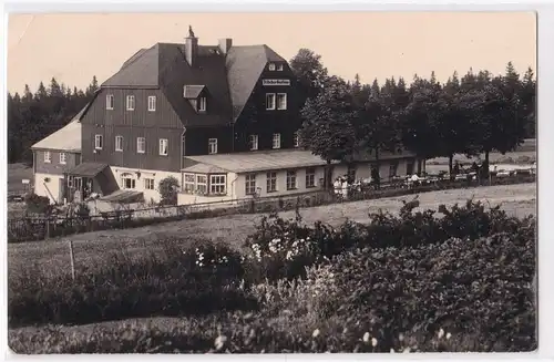 AK Oberbärenburg Erzgebirge HO-Gaststätte und Gasthof Zum Bären, Stempel: Deutsche Luftfracht, 1959 gelaufen. 
