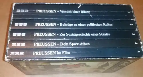 div. Autoren: Preussen - Versuch einer Bilanz - 5 Bände - 5 Bücher - im OSchuber komplett - Band 1: Preussen Versuch einer Bilanz...
