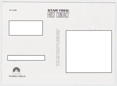 AK Star Trek First Contact ungelaufen