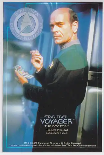 Star Trek Voyager Robert Picardo The Doctor Sammelkarte 8 von 9