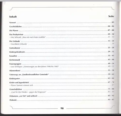 125 Jahre Evangelische Kirchengemeinde Letmathe 1875-2000. Festschrift. 
