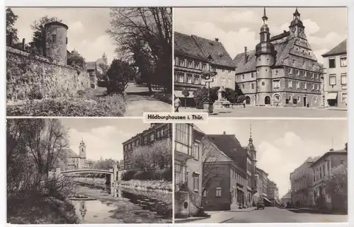 AK Hildburghausen i. Thür. Mehrbildkarte 1957 gelaufen. 