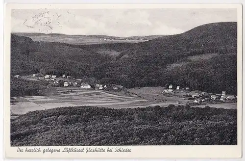AK Der herrlich gelegene Luftkurort Glashütte bei Schieder 1959 gelaufen. 