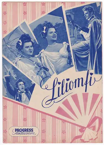 Progress Filmillustrierte Liliomfi 41/56 Filmprogramm Ivan Darvas Balazs Soos, 1956