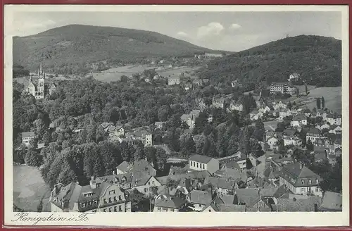 AK Königstein i. Taunus, Ortsansicht,1936 gelaufen. 