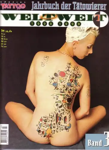 FLAMINGO (Hrsg.): Tattoo Revue SPEZIAL - Band 3 - Jahrbuch der Tätowierer WELTWEIT 1998 1999 / Es werden weltweite Künstler mit ihren Arbeiten (Fotos + Adresse) vorgestellt. Kein Text, nur Fotos!!!. 