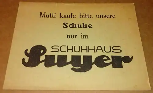 Brüder Gebrüder Grimm: Dornröschen - ohne jegliche Angaben (unter dem Umschlagbild steht lediglich die Zahl 61) - Rückseite mit Werbeaufdruck: Mutti kaufe bitte unsere Schuhe nur im Schuhhaus Suyer. 