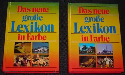 Odo Walther (Bearb.) / Vehling Verlag: Das neue große Lexikon in Farbe - 2 Bände / 2 Bücher - A bis J [A-J] und K bis Z [K-Z] // neu bearbeitet Odo Walther. 