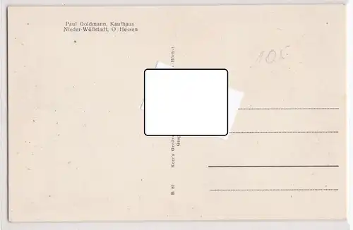 AK Nieder-Wöllstadt O/Hessen, Paul Goldmann Kaufhaus, alte Mehrbildkarte ungelaufen. 