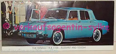 148: Renault R-8 1100 - Broschüre, Prospekt, Automobilia, Falt-Prospekt, Heft